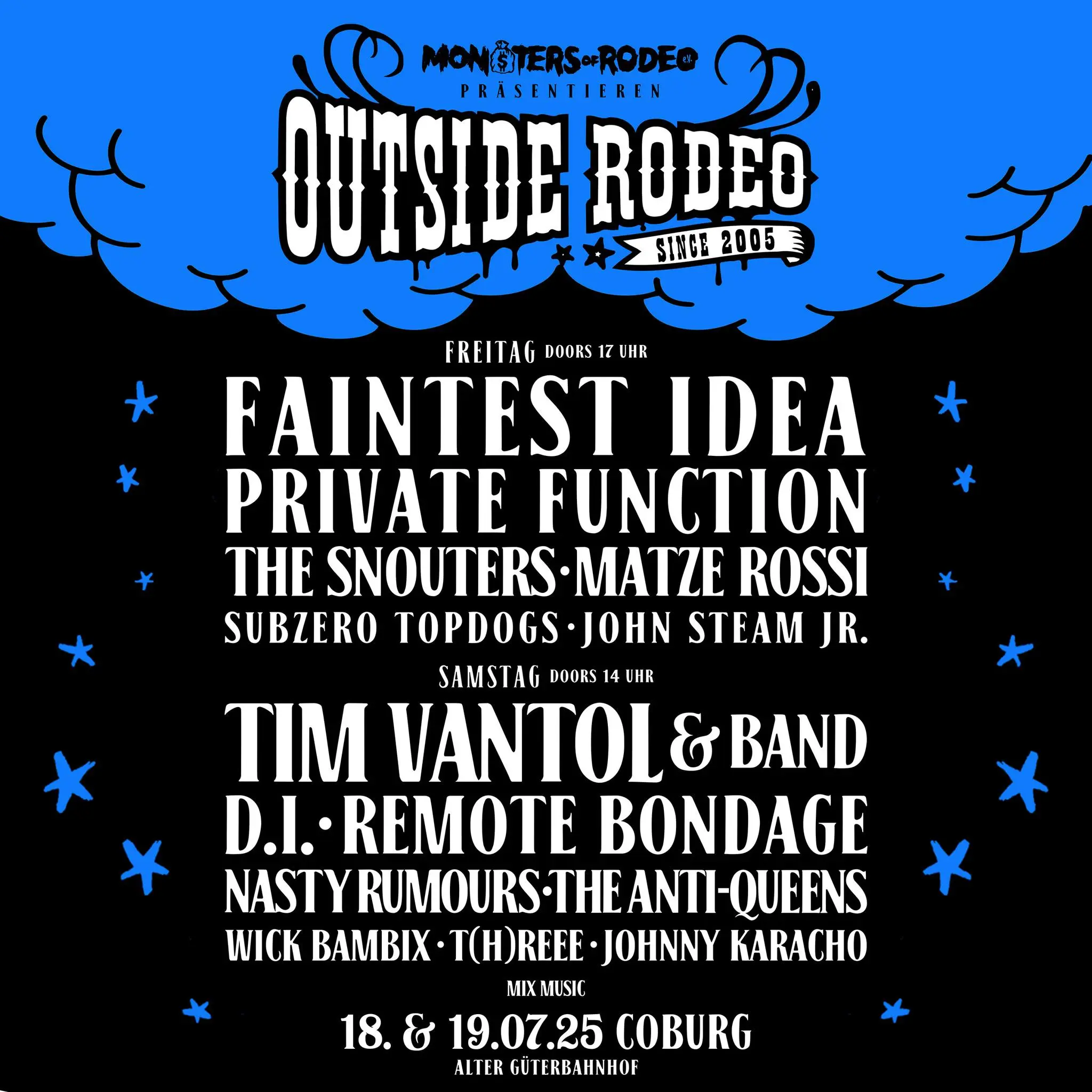 Outside Rodeo Lineup 2025